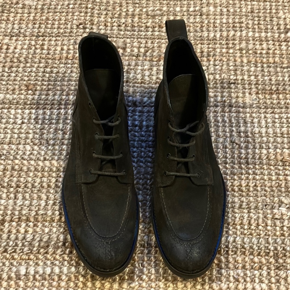 Dark Brown Suede Boots